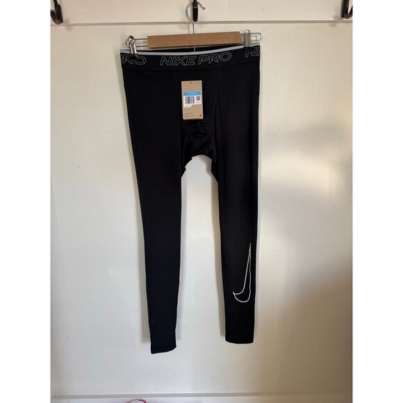 NWT Nike Pro Dri-Fit Men's Training Tights Black Size Medium - Picture 6 of 9